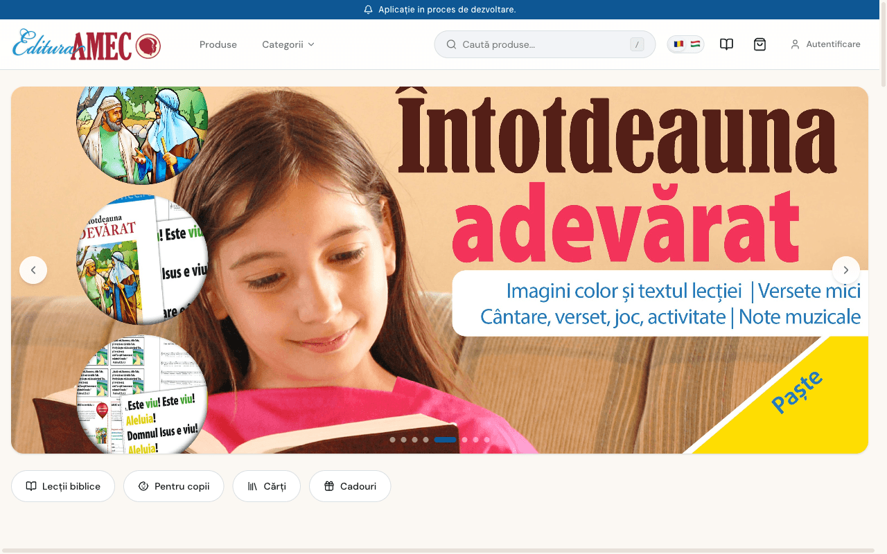 Platforma Librera — vitrina magazinului online